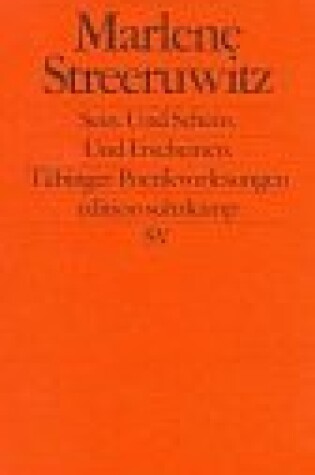 Cover of Schein Und Erscheinen
