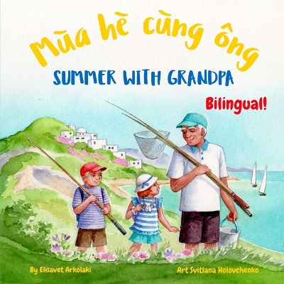 Book cover for Summer with Grandpa - Mùa hè cùng ông