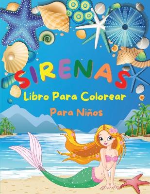 Book cover for Sirenas - Libro Para Colorear Para Niños