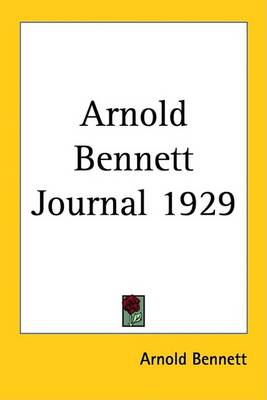 Book cover for Arnold Bennett Journal 1929