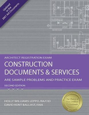 Book cover for Construction Documents & Services: Are Sample Problems and Practice Exam