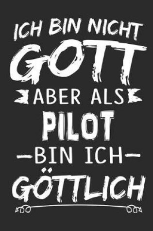 Cover of Ich bin nicht Gott aber als Pilot bin ich goettlich