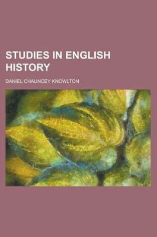 Cover of Studies in English History