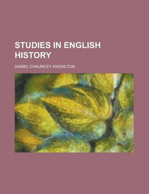 Book cover for Studies in English History