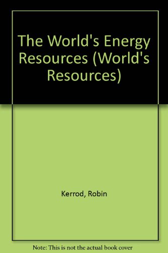 Book cover for The World's Energy Resources
