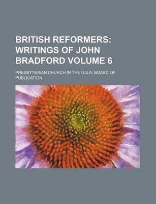 Book cover for British Reformers Volume 6