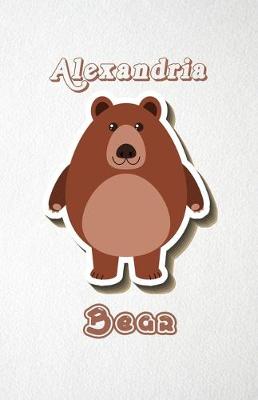 Book cover for Alexandria Bear A5 Lined Notebook 110 Pages