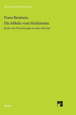 Cover of Die Abkehr von Nichtrealen