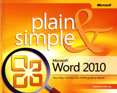 Book cover for Microsoft Word 2010 Plain & Simple