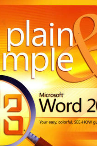 Cover of Microsoft Word 2010 Plain & Simple