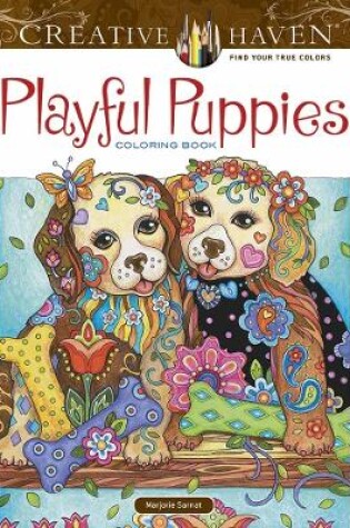 Cover of Creative Haven Playful Puppies Coloring Book (Working Title)
