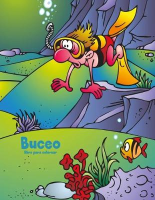 Book cover for Buceo libro para colorear 1