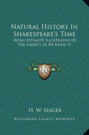 Cover of Natural History in Shakespeare's Time