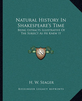 Book cover for Natural History in Shakespeare's Time