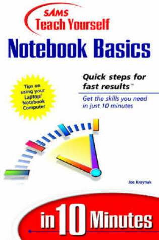 Cover of Sams Teach Yourself Notebook Basics in 10 Minutes