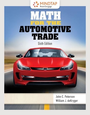 Book cover for Mindtap Applied Math, 2 Terms (12 Months) Printed Access Card for Peterson/Dekryger's Math for the Automotive Trade, 6th