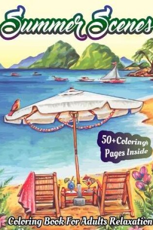 Cover of Summer Scenes Coloring Book