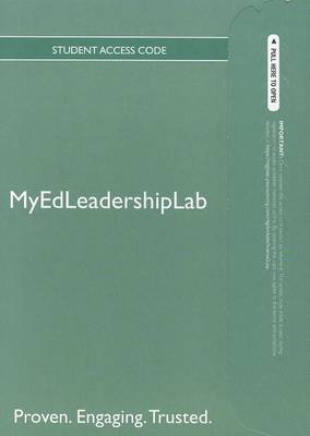 Book cover for NEW MyLab Ed Leadership with Pearson eText -- Standalone Access Card-- for Financing Education in a Climate of Change