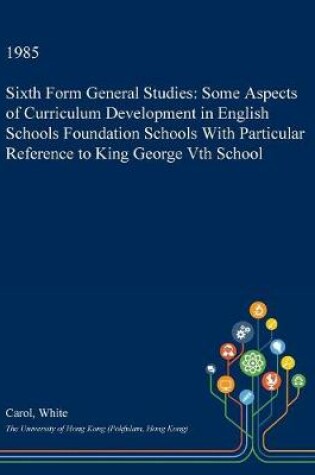 Cover of Sixth Form General Studies