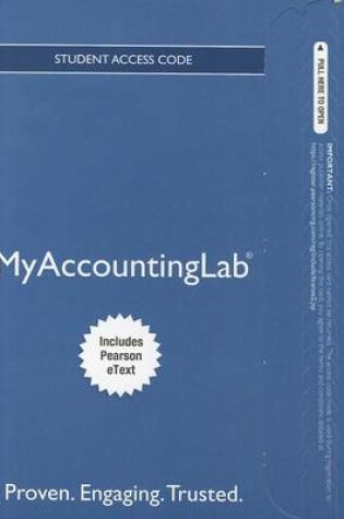 Cover of NEW MyAccountingLab with Pearson eText --  Access Card -- for Shapland and Turner Cases in Financial Accounting