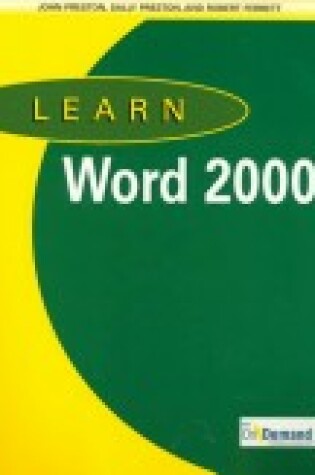 Cover of Learn Word 2000 and CD-ROM and Users Guide Package