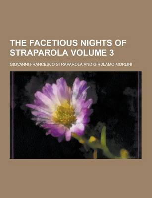 Book cover for The Facetious Nights of Straparola Volume 3