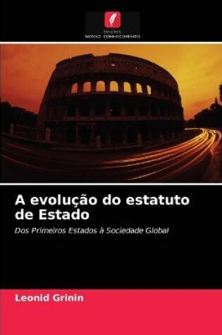 Cover of A evolução do estatuto de Estado