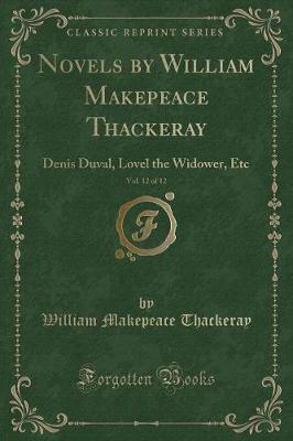 Book cover for Novels by William Makepeace Thackeray, Vol. 12 of 12