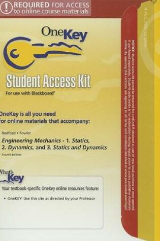Cover of OneKey Blackboard, Student Access Kit, Engineering Mechanics-Dynamics