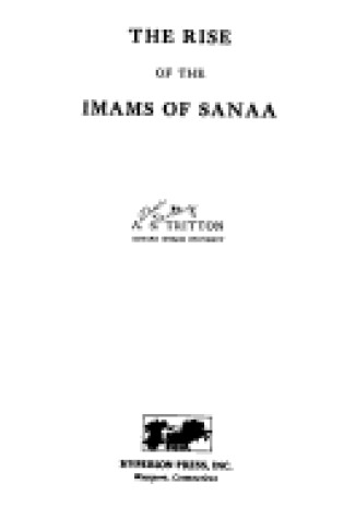 Cover of The Rise of the Imams of Sanaa