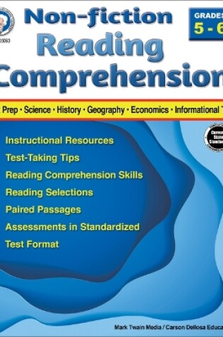 Cover of Nonfiction Reading Comprehension Workbook, Grades 5 - 6