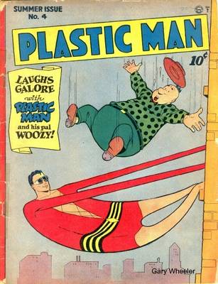 Book cover for PlasticMan in The Purple Viking - ComicBook