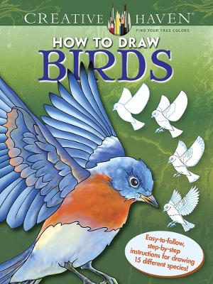 Book cover for Creative Haven How to Draw Birds