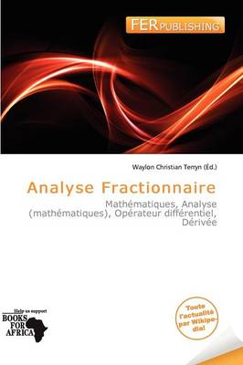 Cover of Analyse Fractionnaire