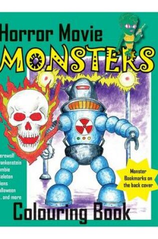 Cover of Horror Movie Monsters Colouring Book