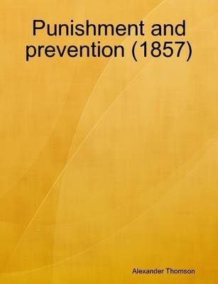 Book cover for Punishment and Prevention (1857)