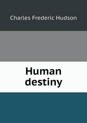 Book cover for Human destiny