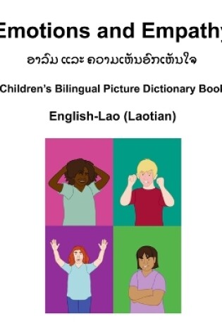 Cover of English-Lao (Laotian) Emotions and Empathy Children's Bilingual Picture Dictionary Book