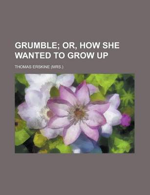 Book cover for Grumble