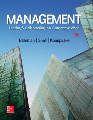 Book cover for Management: Leading & Collaborating in a Competitive World