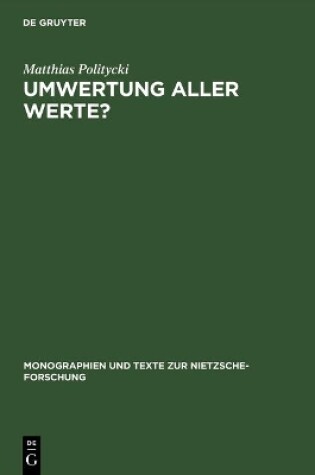 Cover of Umwertung aller Werte?