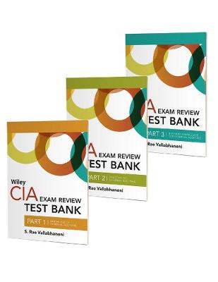 Book cover for Wiley CIA Exam Review Test Bank 2021: Complete Set (2–year access)