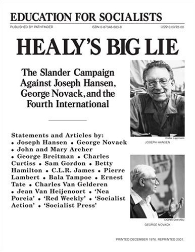 Book cover for Healey's Big Lie