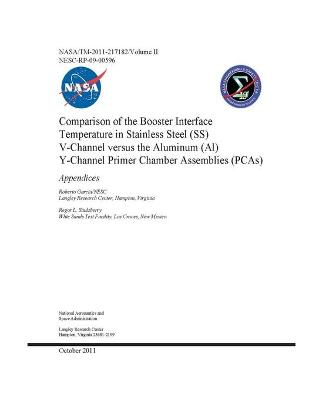 Book cover for Comparison of the Booster Interface Temperature in Stainless Steel (SS) V-Channel Versus the Aluminum (Al) Y-Channel Primer Chamber Assemblies (PCAs). Volume 2; Appendices