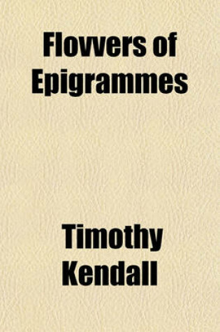 Cover of Flovvers of Epigrammes