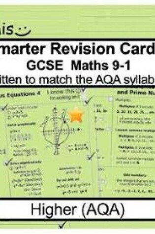 Cover of Smarter Revision Cards Book - GCSE Maths 9-1 Higher (AQA)