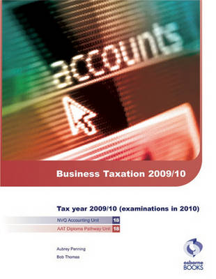 Book cover for Business Taxation 2009/10