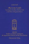 Book cover for 'ra Is My Lord'