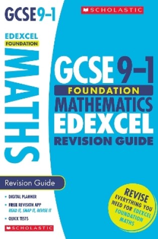 Cover of Maths Foundation Revision Guide for Edexcel