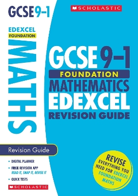 Book cover for Maths Foundation Revision Guide for Edexcel